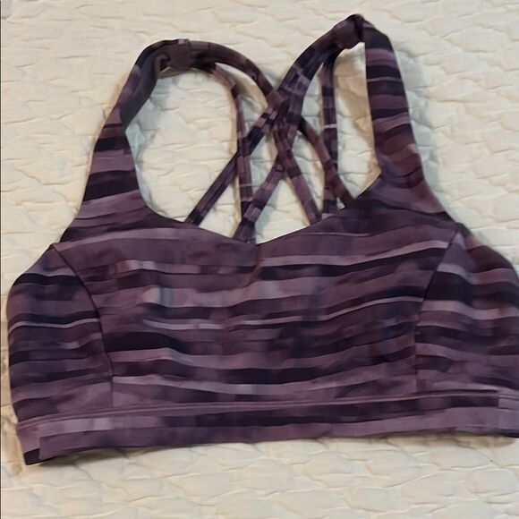 Lululemon Purple Sports Bra - Picture 1 of 2